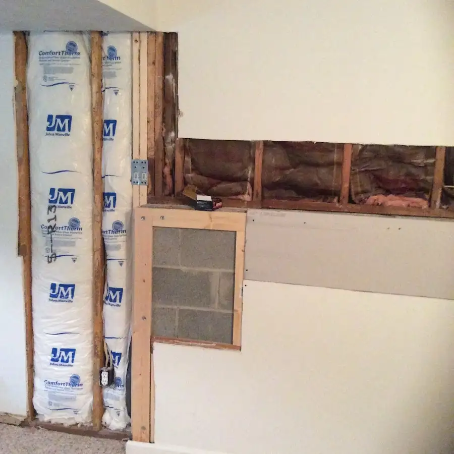 Wall insulation replacement during Contents Cleaning & Restoration in Largo